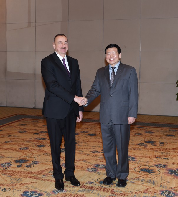 President Aliyev: Azerbaijan wants to expand co-op with China in all areas (PHOTO)