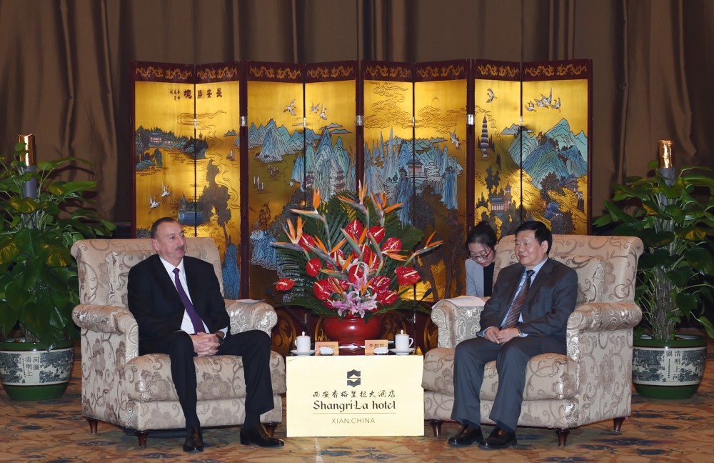 Президент Ильхам Алиев: Азербайджан хочет расширять сотрудничество с Китаем во всех сферах (ФОТО)