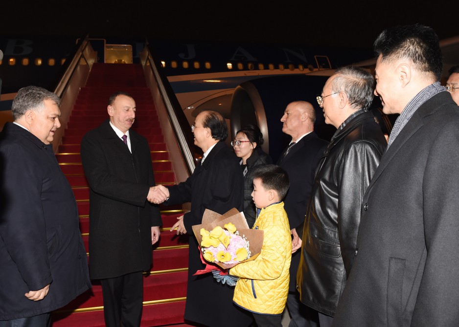 Президент Ильхам Алиев прибыл в Пекин (ФОТО) - Gallery Image