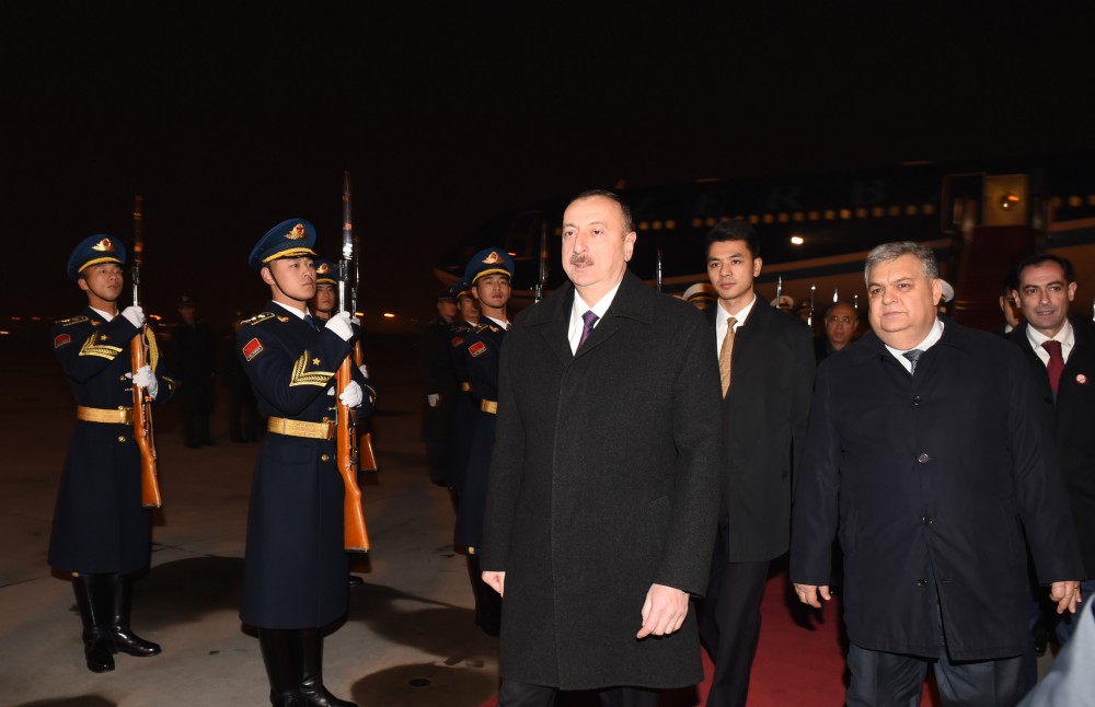 Президент Ильхам Алиев прибыл в Пекин (ФОТО) - Gallery Image