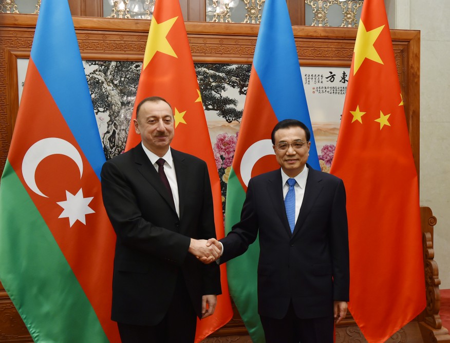 Президент Ильхам Алиев: Путь через Азербайджан может стать самым коротким для поставки китайских товаров в Европу (ФОТО)
