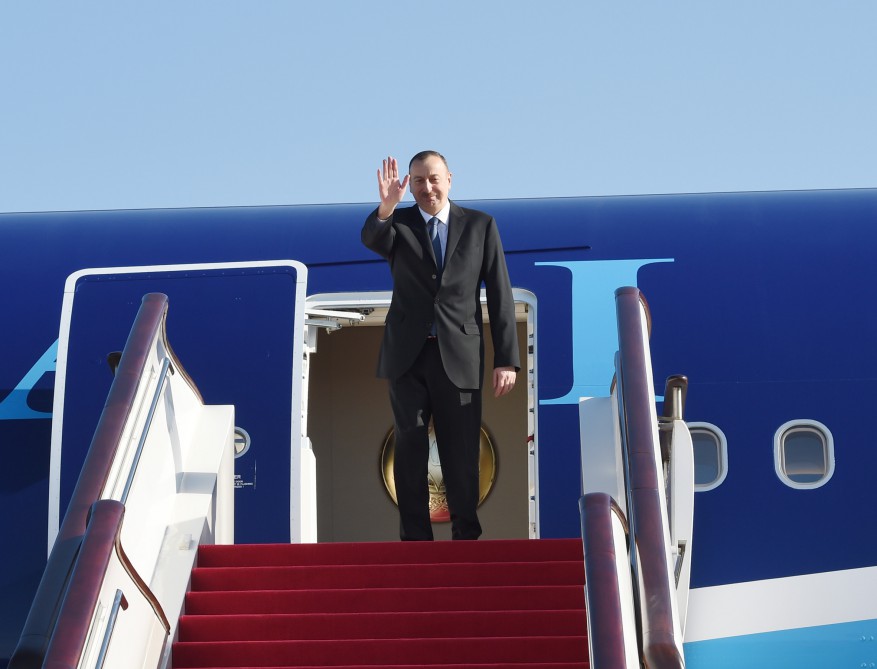 President Aliyev ends state visit to China