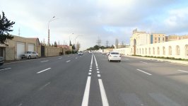 В Баку завершают ремонт крупной улицы