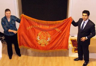 В российском музее обнаружены азербайджанские знамена (ФОТО)