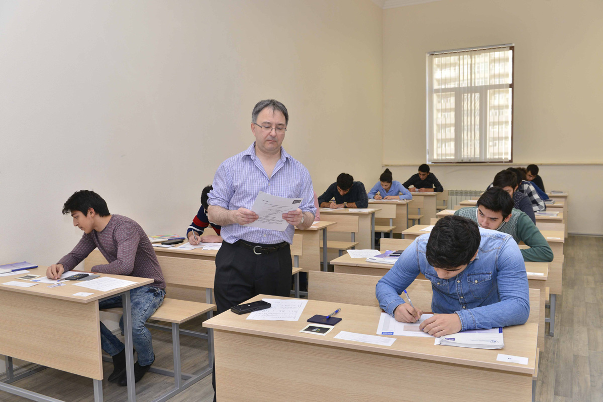 UK lecturers invigilate examinations at Baku Higher Oil School