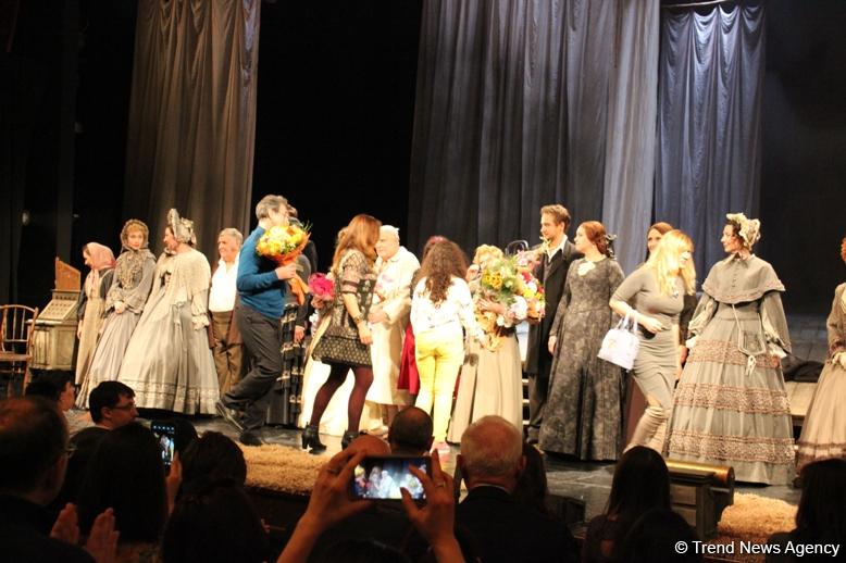 Полина Толстун поздравила азербайджанский театр с юбилеем (ВИДЕО, ФОТО) - Gallery Image