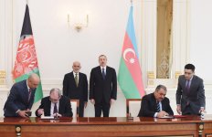 Azerbaijan, Afghanistan sign several documents (PHOTO)
