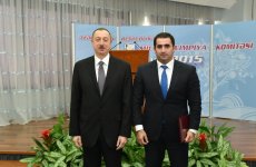 President Aliyev, his spouse attend ceremony dedicated to 2015 sport results