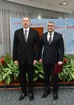 Президент Азербайджана и его супруга приняли участие в церемонии, посвященной спортивным итогам 2015 года
