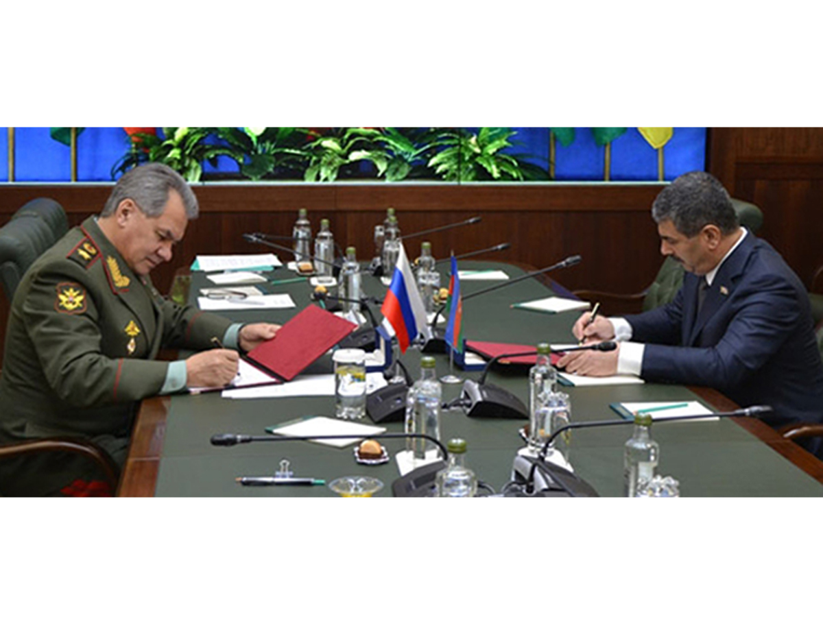 Azerbaijan, Russia sign military cooperation plan for 2016