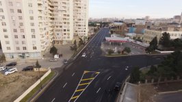 Azerbaijani president reviews several Baku roads after reconstruction (PHOTO)