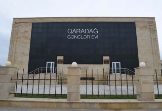 Qaradağ rayonunda yeni “Gənclər evi” istifadəyə verilib (FOTO)