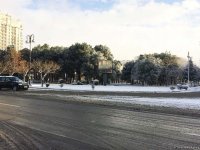 Bakının qarlı günləri (FOTO)