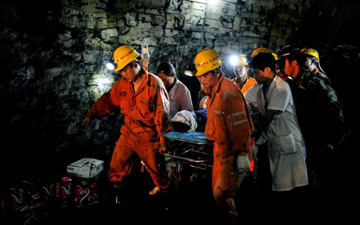 Çin'de maden ocağını su bastı: 12 kişi mahsur