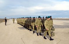 Azerbaijani peacekeepers depart for Afghanistan