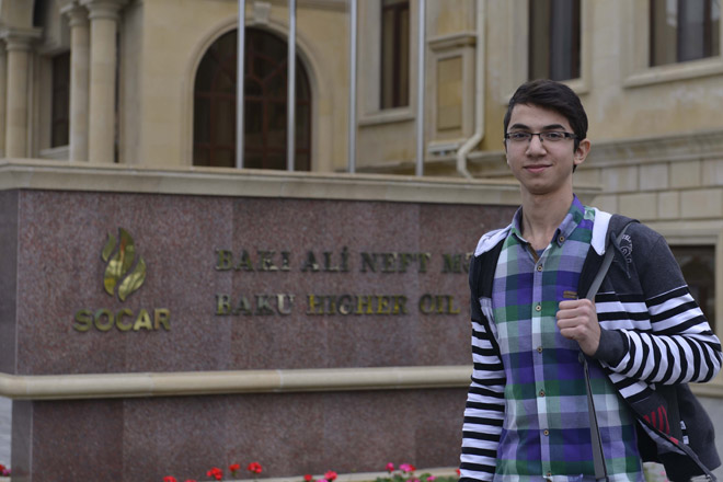 Президентский стипендиат: "Моей целью было поступление в Бакинскую Высшую школу нефти"