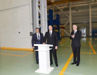 President Aliyev attends opening of large-size transformer plant, lays foundation stone for new enterprise (PHOTO) - Gallery Thumbnail