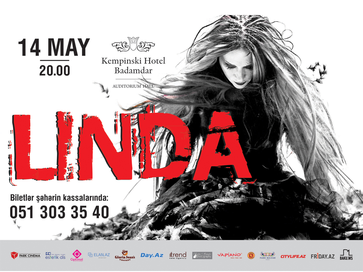 Линда выступит в Баку с большим концертом