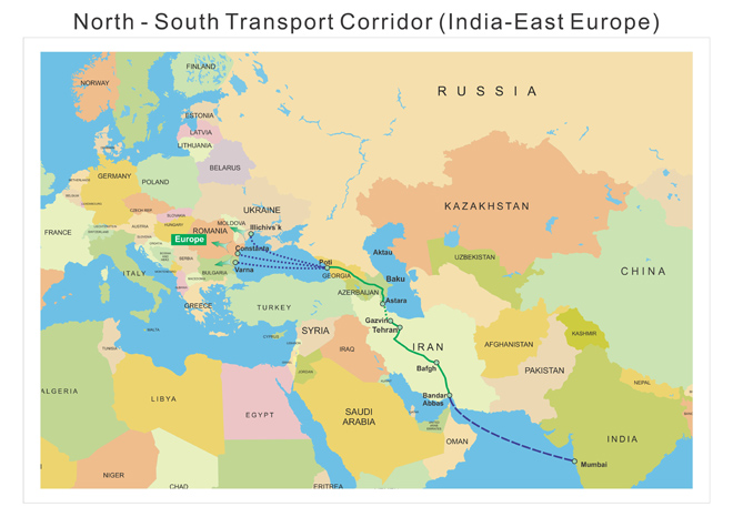 North-South International Corridor bids priority to Iran-Russia cowork - spokesperson