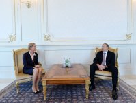 Azerbaijani president receives credentials of incoming Swedish ambassador