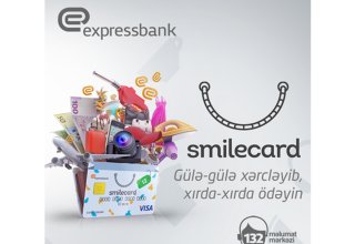"Expressbank" SmileCard tərəfdaşlarının siyahısını genişləndirir