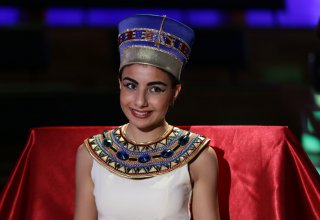 Красавица Древнего Египта в Баку (ФОТО)