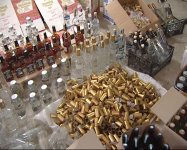 В Баку производили поддельный виски - МВД (ФОТО)