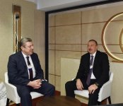 Azerbaycan Cumhurbaşkanı Gürcistan Başbakanı ile biraraya geldi