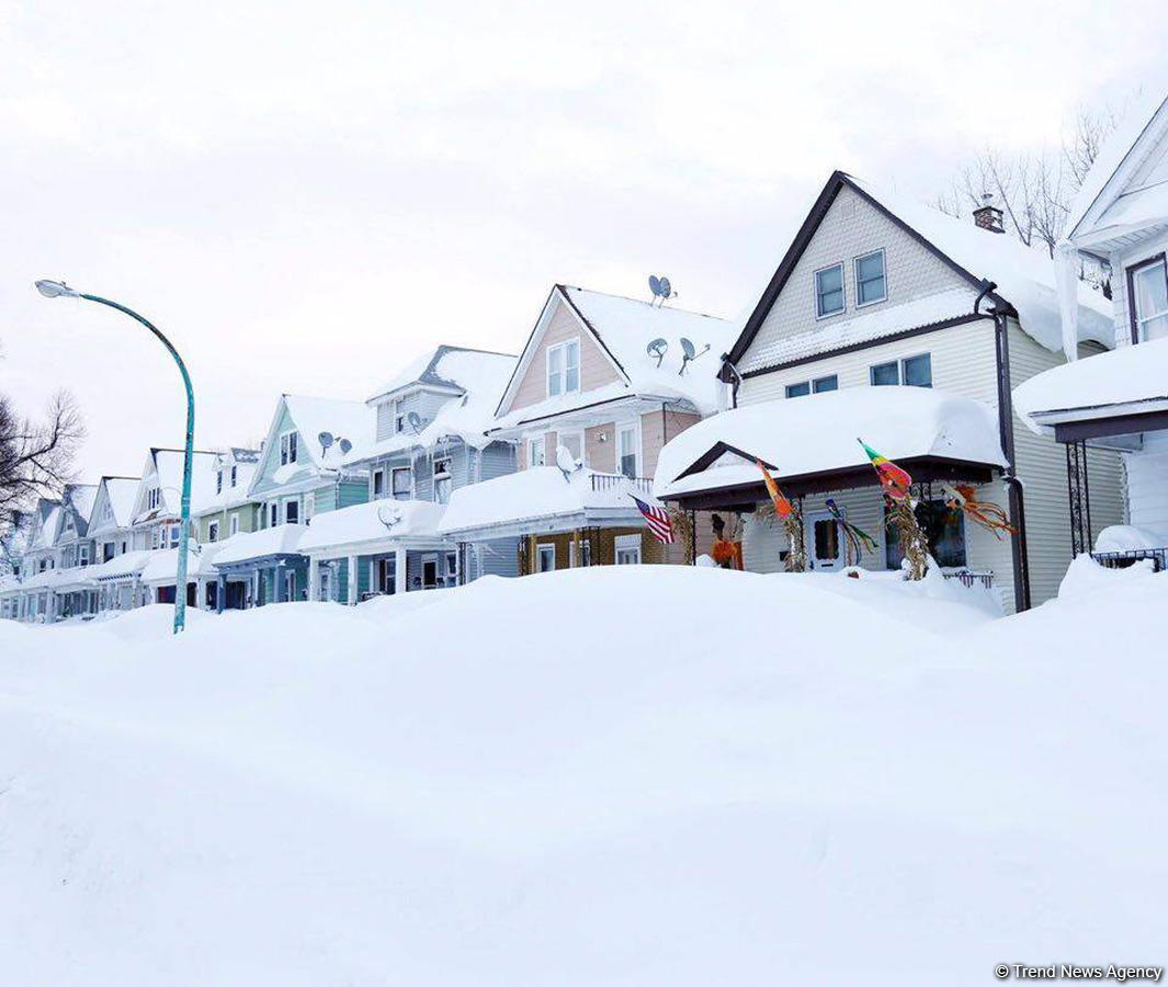 На Финляндию обрушился сильный снегопад