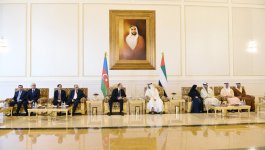 Azerbaijani president, Abu Dhabi’s crown prince hold expanded meeting