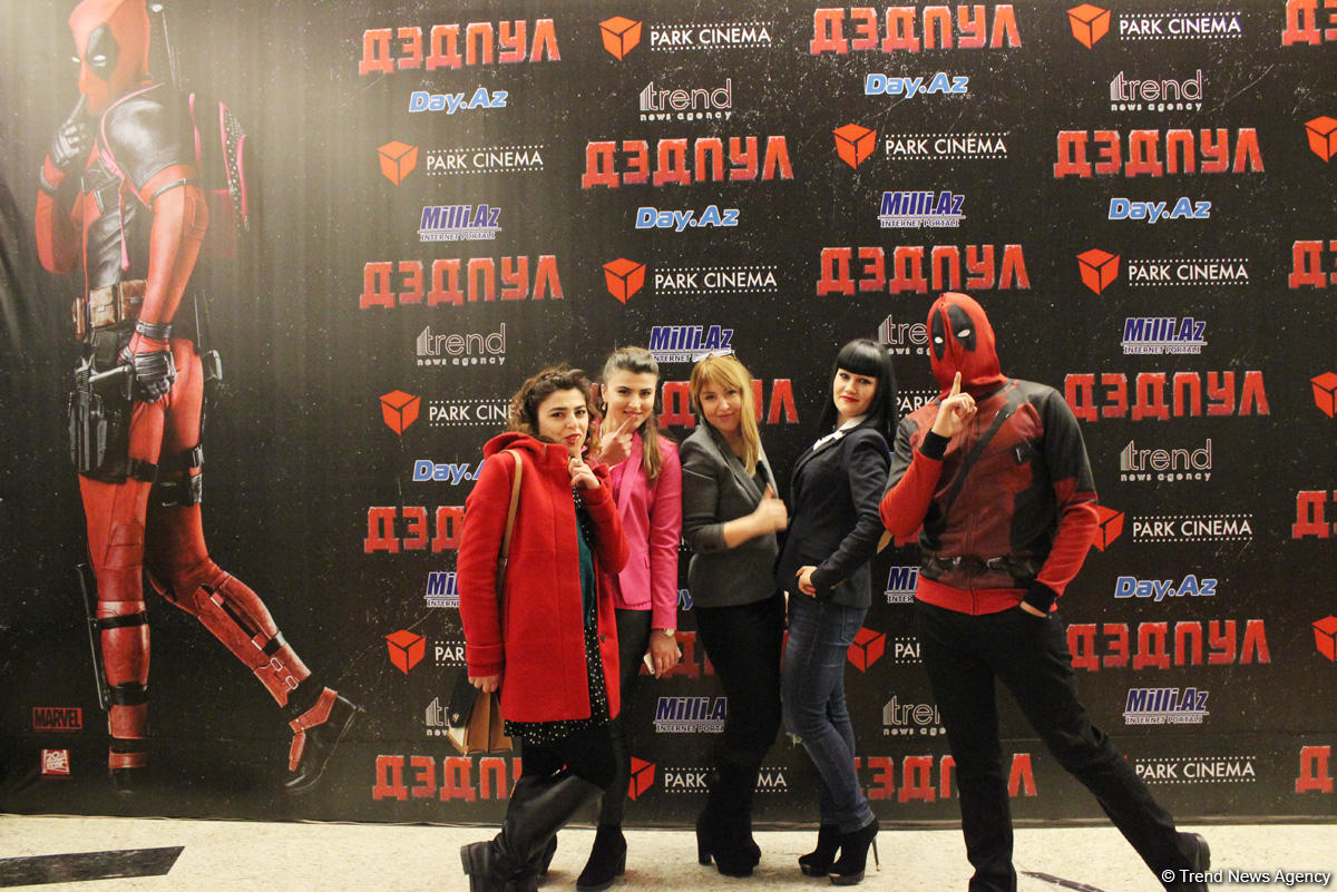 Азербайджанские звезды на премьере фильма "Дэдпул" (ВИДЕО, ФОТО)