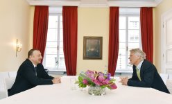 Prezident İlham Əliyev "Goetzpartners" şirkətinin sahibi və icraçı direktoru ilə görüşüb (FOTO)