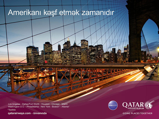 “Qatar Airways” Azərbaycandakı fəaliyyətini genişləndirir