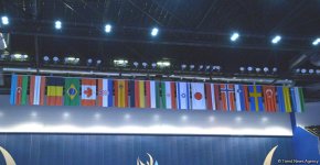 Bakıda idman gimnastikası üzrə Dünya Kubokunun açılış mərasiminin yekun məşqi keçirilib (FOTO)