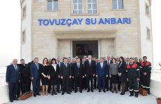 Prezident İlham Əliyev Tovuzçay su anbarının açılışını edib  (FOTO)