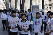 Gürcistan'da “Hocalı'ya Adalet” eylemi yapıldı