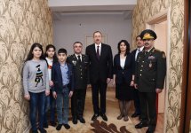 President Aliyev opens new military town in Ganja