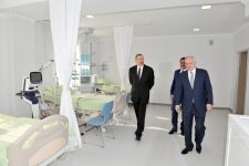 President Aliyev reviews Ganja city hospital after major overhaul (PHOTO)
