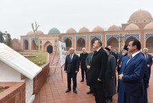 President Aliyev visits Imamzade religious complex in Ganja