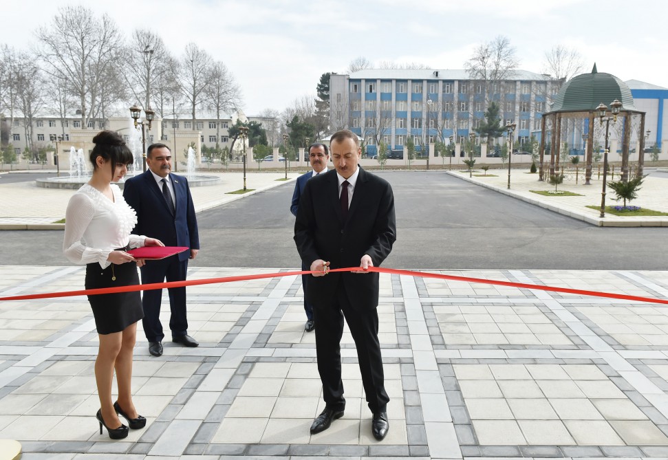 Azərbaycan Dövlət Aqrar Universitetinin tələbə yataqxanası istifadəyə verilib (FOTO)