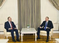President Aliyev receives Turkish FM