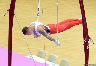 Azerbaijani gymnast grabs bronze in rings event