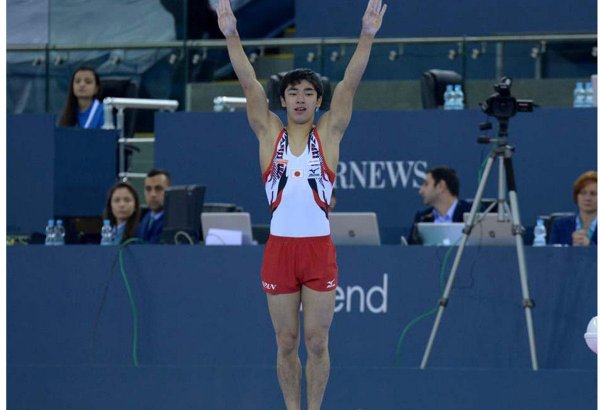 Японский спортсмен продемонстрировал на Кубке мира по спортивной гимнастике в Баку новый элемент