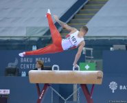 Bakıda idman gimnastikası üzrə Dünya Kuboku yarışlarının ilk günü start götürüb (FOTO)