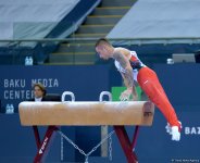 Квалификационные соревнования мужчин на Кубке мира по спортивной гимнастике в Баку (ФОТОРЕПОРТАЖ)