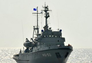 Корабли Каспийской флотилии ВМФ РФ проводят командно-штабную тренировку