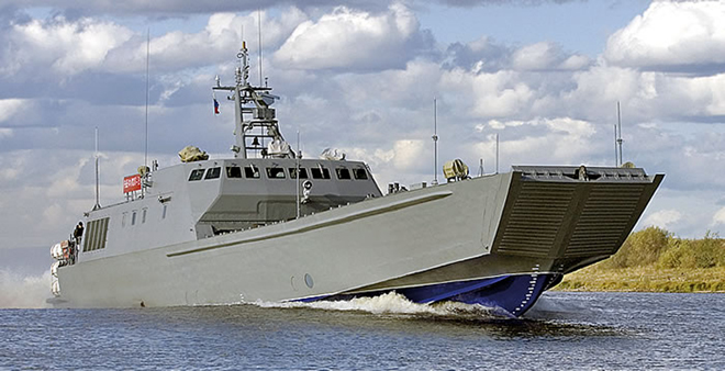 Каспийская флотилия ВМФ РФ получит новые десантные катера и буксиры