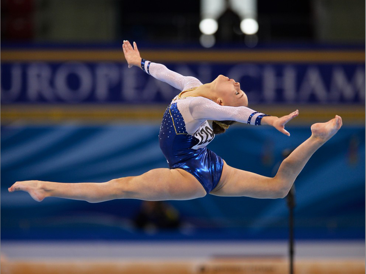 В Баку фантастическая публика - шведская гимнастка