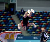 В Баку проходит второй день Кубка мира по спортивной гимнастике (ФОТОРЕПОРТАЖ)