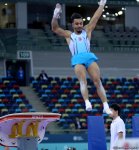 Bakıda idman gimnastikası üzrə Dünya Kuboku yarışlarının ikinci günü keçirilir  (Fotoreportaj)